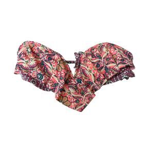 O’Neill Bikini Top Bandeau Size Small Nylon Boho Chic Coquette